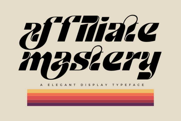 Affiliate Mastery: A Polished Sans Serif Display Font for Real Branding
