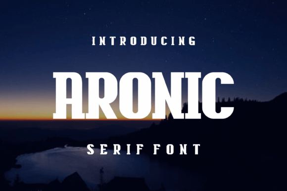 Aronic: A Modern Serif Display Font for Editorial Calm