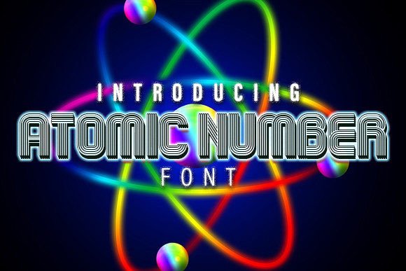 Atomic Number: A Bold Display Font for Scroll-Stopping Marketing