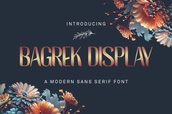 Bagrek Display: A Playful Yet Polished Sans Serif Font for Editorial Moments