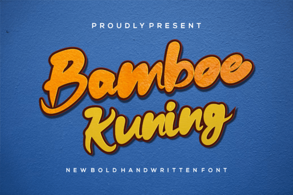 Bamboe Kuning: A Bold, Warm Display Typeface for Thoughtful Editorial Design