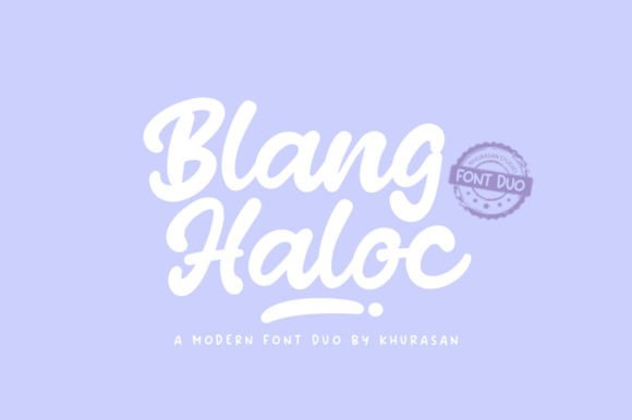 Blang Haloc Duo: A Handwritten Font Duo for Real Craft Projects