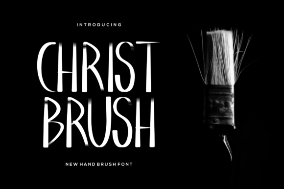 Christbrush: A Bold Display Font for Editorial Impact