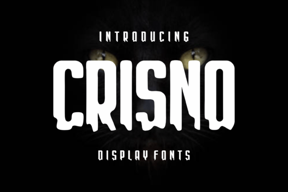 Crisno: A Spine-Tingling Display Font for Hauntingly Good Crafts