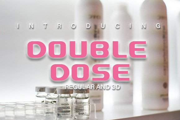 Double Dose: A Bold, Unapologetic Display Font