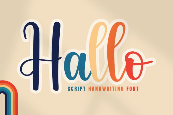 Hallo: A Timeless Handwritten Font for Thoughtful Branding