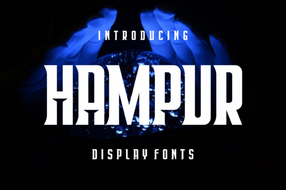 Hampur: A Playful Retro Display Font for Handmade Creators