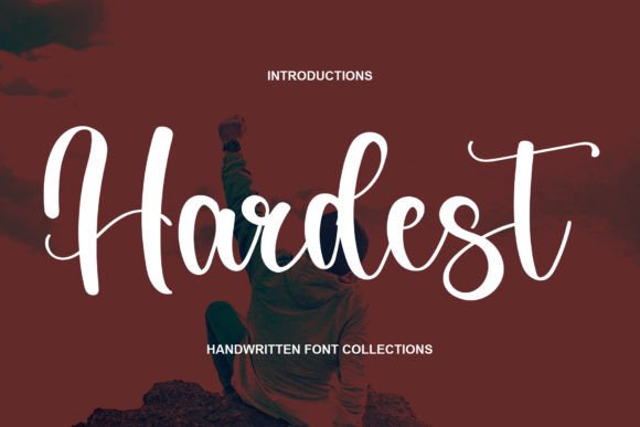 Hardest: A Premium Script Font for Scroll-Stopping Brand Content