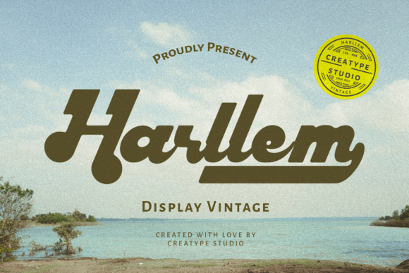 Harllem: A 90s-Inspired Display Typeface That Pops on Any Website