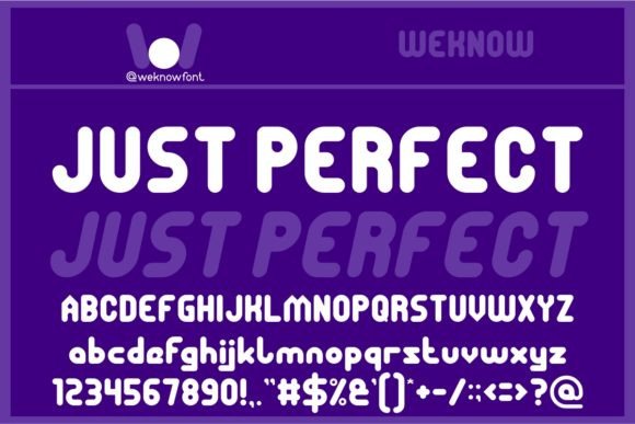 Just Perfect: A Techno-Sci-Fi Display Font for Digital Branding