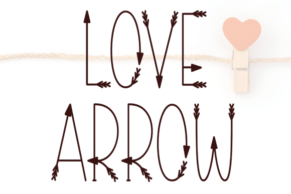 Love Arrow: A Display Font That Makes Your Headlines Feel Like a First Date