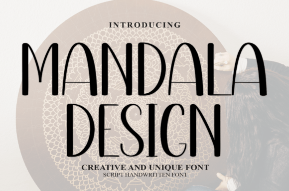 Mandala Design: A Friendly Handwritten Font for Digital Branding
