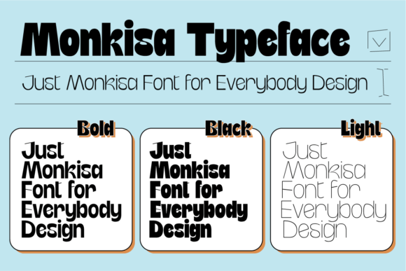 Monkisa: A Display Typeface That Elevates Your Brand
