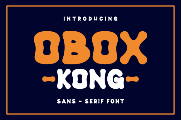 Obox Kong: A Playful Display Font for Editorial Charm