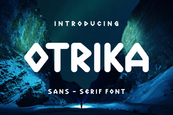 Otrika: A Geometric Display Font for Indie Crafters