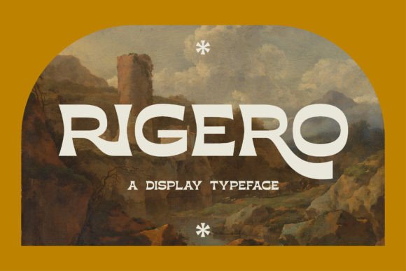 Rigero: A Retro Serif Font That Makes Your Brand Stand Out