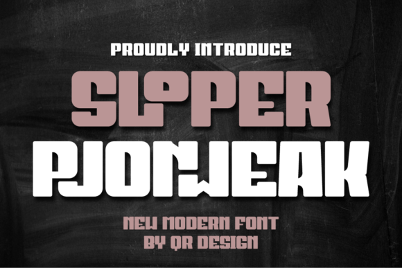 Sloper Pjonweak: A Bold Display Font for Scroll-Stopping Brand Content