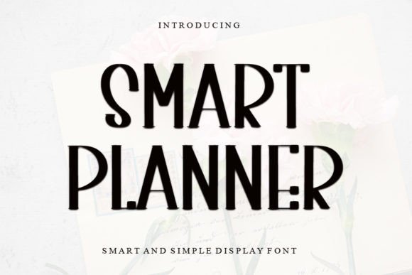 Smart Planner: A Handwritten Display Font with Editorial Calm