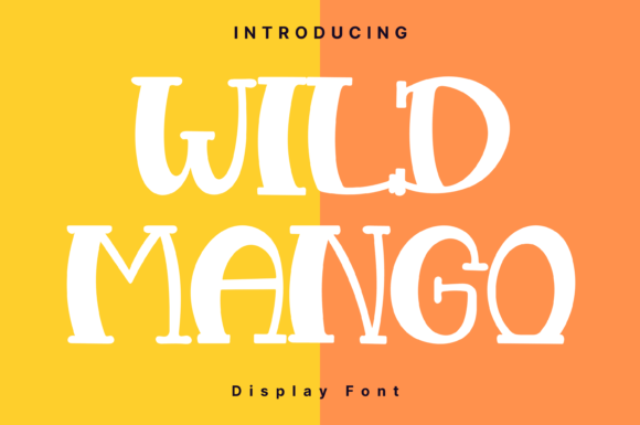 Wild Mango: A Handwritten Display Font That Feels Like a Smile