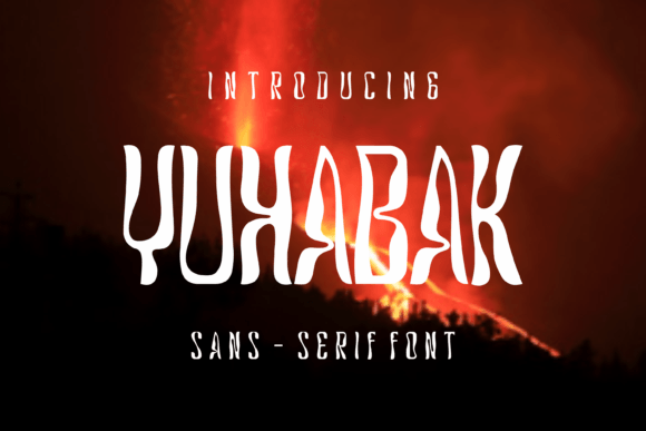 Yuhabak: A Psychedelic Sans That Anchors Editorial Joy